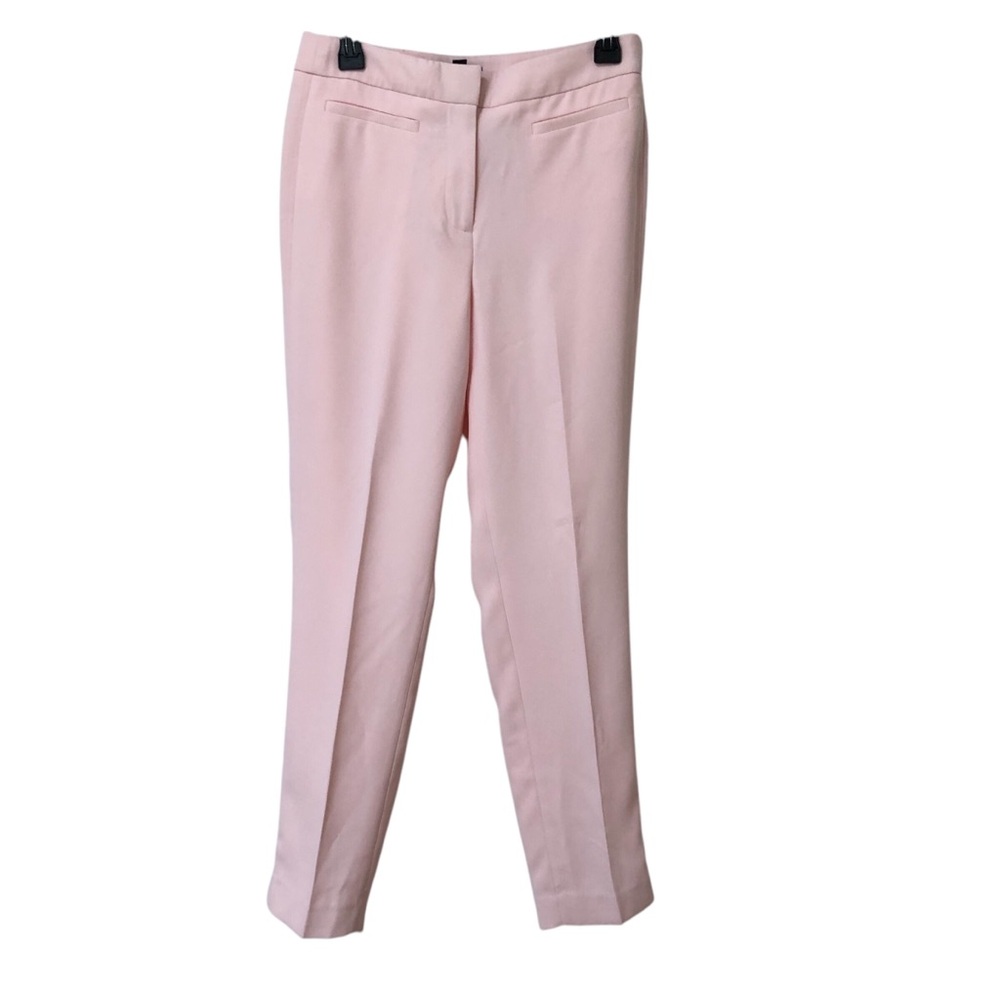 J. Crew Pink Straight Leg Pants with Sleek Silhouette